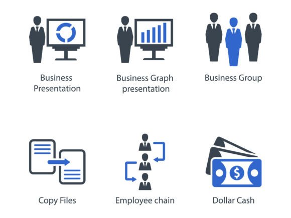 A Professional's Take on the Business Office Icon Set
