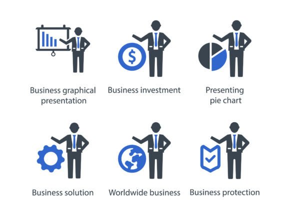 Business Management Icon Set 10: A Versatile Graphics Tool
