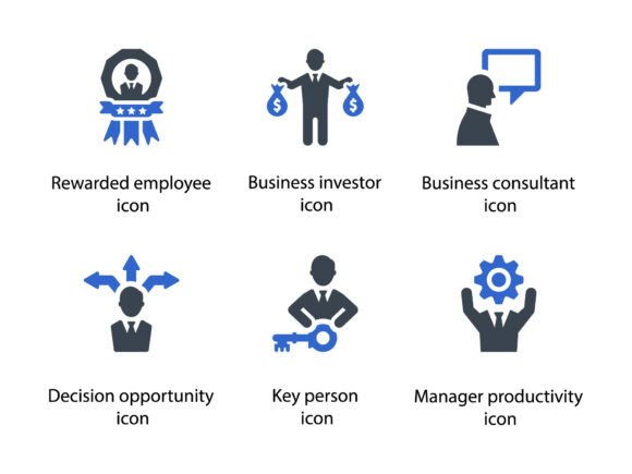 Business People Icon Set 5: A Must-Have for Modern Graphics
