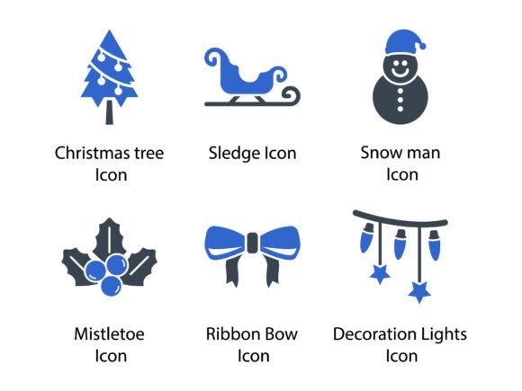 Christmas Icons: Perfect for Festive Graphics