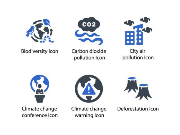 Climate Change Icon Set 1: A Designer's Review