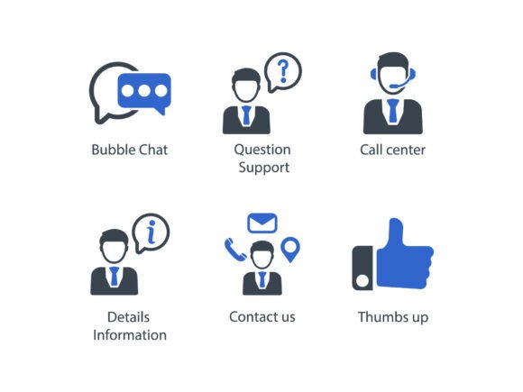 Contact Us Icon Set 1: A Must-Have for Handmade Creators