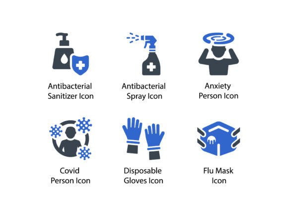 Corona Virus Icon Set 1: A Modern Graphics Essential