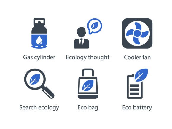 Ecology Icon Set 4: A Versatile Graphics and Icons Asset