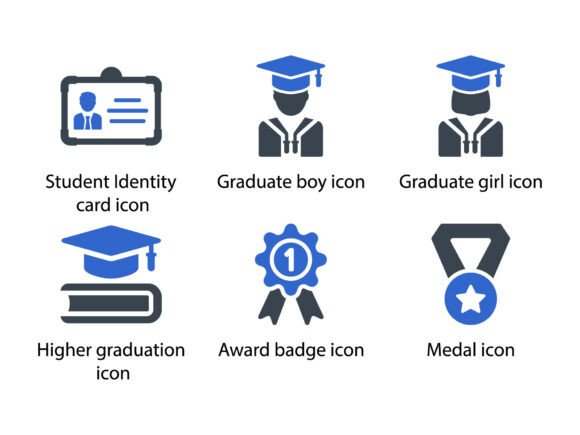 Education Icon Set 6: Perfect Graphics for Handmade Creations