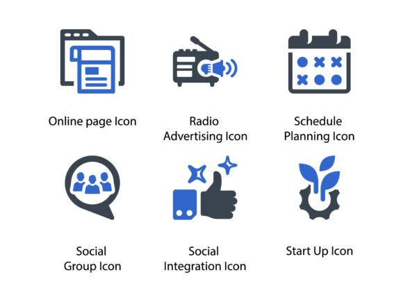 Enhancing Brand Identity with Digital Marketing Icon Set 3