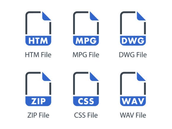 File Formats Icon Set 6: A Versatile Graphics and Icons Asset