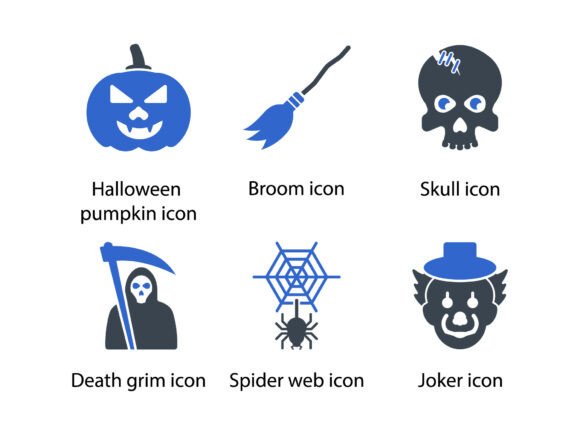 Halloween Icon Set 3: A Versatile Graphics and Icons Tool