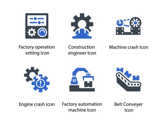 Industry Icon Set 1: Elevating Your Graphics and Icons