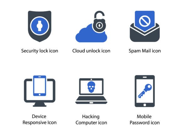 Internet Security Icon Set 6: A Versatile Graphics Tool