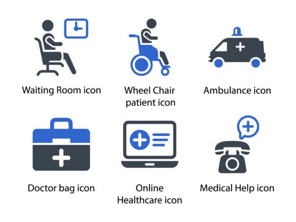 Medical Healthcare Icon Set 4: A Versatile Graphics Tool