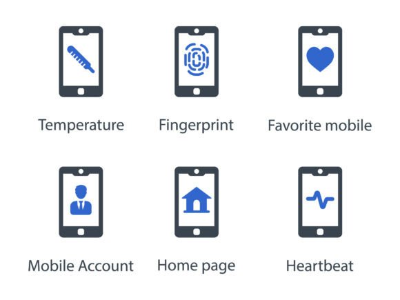 Mobile Function Icon Set 4: A Versatile Graphics Asset