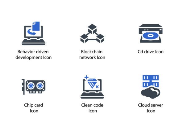 Modern Technologies Icon Set 2: A Versatile Graphics Tool