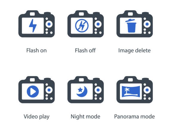 Photography Icon Set 4: A Must-Have for Modern Graphics and Icons