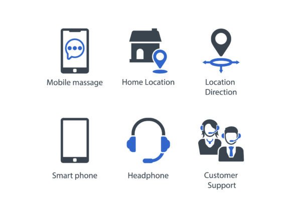 Review: Contact Us Icon Set 3 for Handmade Graphics
