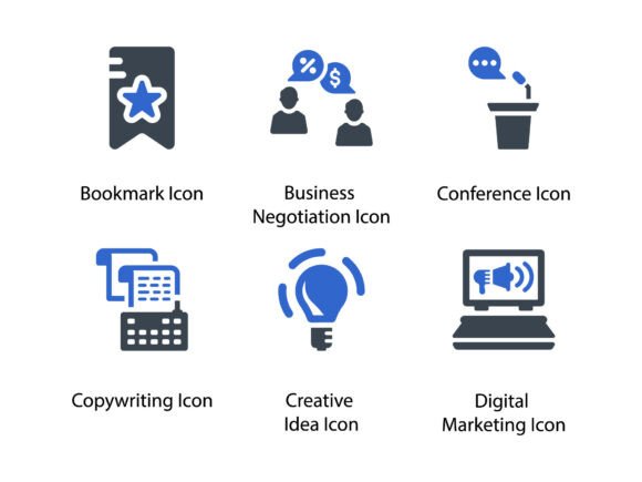 Review: Digital Marketing Icon Set 1 for Crafters