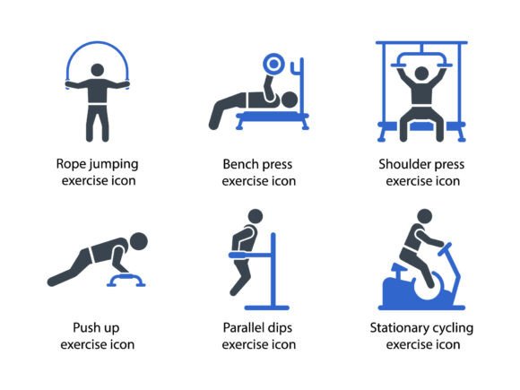Review: Fitness Gym Icon Set 3 for Handmade Crafters