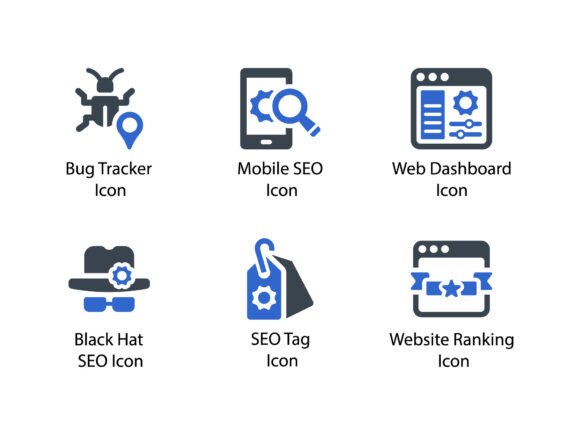 Seo Optimization Icon Set 5: A Versatile Graphics Tool