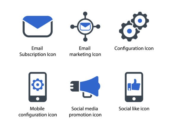 SEO Web Icon Set 1: A Versatile Graphic Design Asset