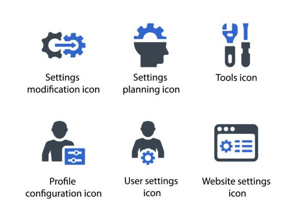 Settings and Options Icon Set 5: A Versatile Design Review